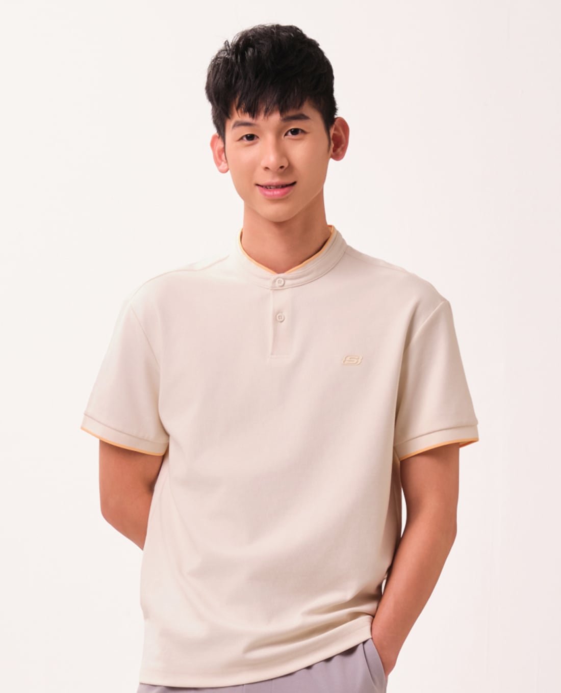 SKECHERS - Áo polo nam cổ tròn tay ngắn Cali Summer