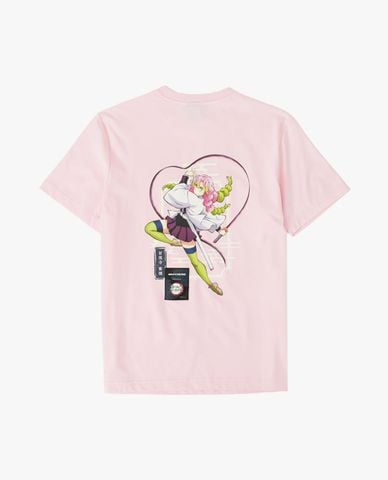  SKECHERS - Áo thun unisex cổ tròn tay ngắn Demon Slayer 