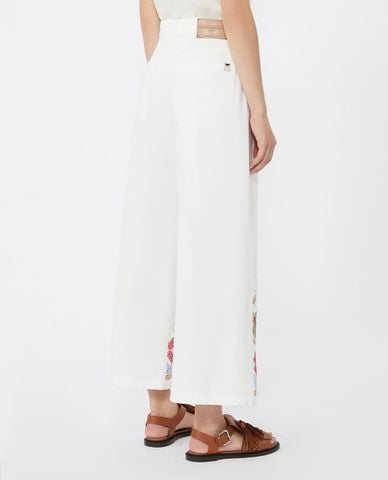  WEEKEND MAX MARA - Quần nữ ống rộng in họa tiết Wkdadunco 