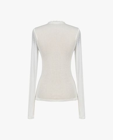  GIGI - Áo dệt kim nữ cổ V tay dài thời trang 