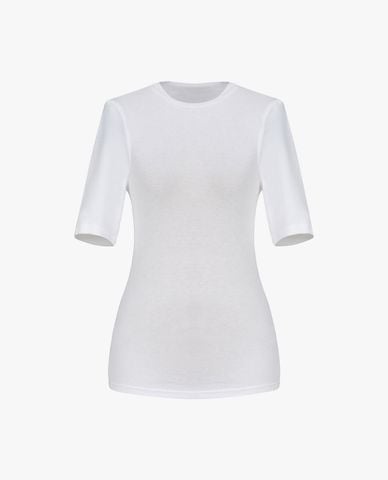  GIGI - Áo thun nữ cổ tròn tay lỡ phom ôm 