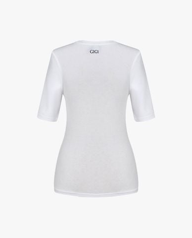  GIGI - Áo thun nữ cổ tròn tay lỡ phom ôm 