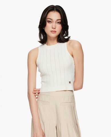  GIGI - Áo ba lỗ nữ cổ tròn phom ôm 