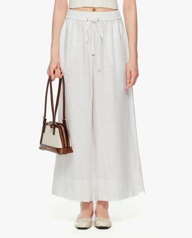  GIGI - Quần nữ ống rộng phối dây rút 