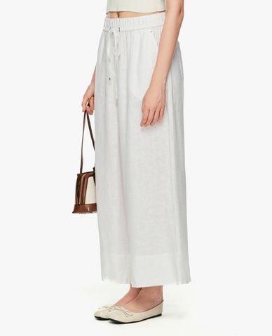  GIGI - Quần nữ ống rộng phối dây rút 