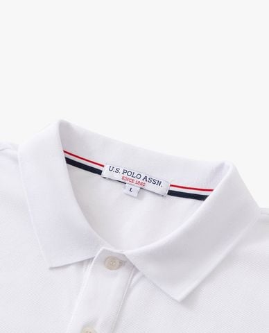  USPA - Áo polo nam cổ bẻ tay ngắn thêu logo 