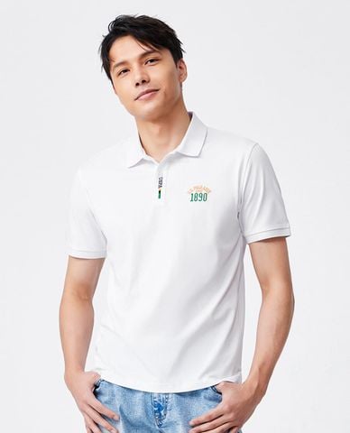  USPA - Áo polo nam cổ bẻ tay ngắn thêu logo 