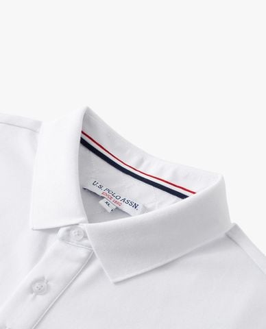  USPA - Áo polo nam cổ bẻ tay ngắn phối viền 