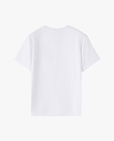  USPA - Áo thun nữ cổ tròn tay ngắn thêu logo 