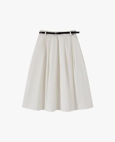  USPA - Chân váy chữ A midi kèm thắt lưng 