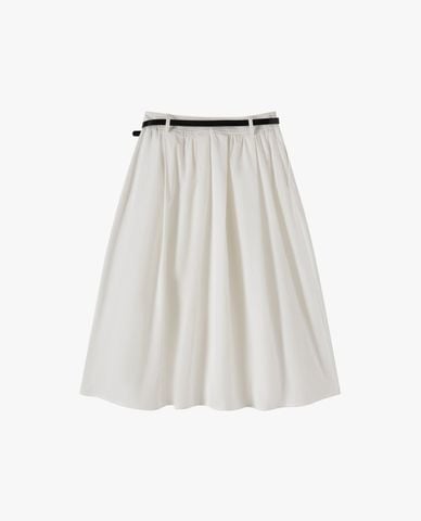  USPA - Chân váy chữ A midi kèm thắt lưng 