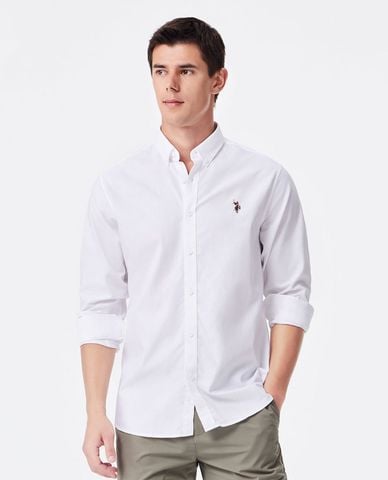  USPA - Áo sơ mi nam cổ bẻ tay dài thanh lịch 