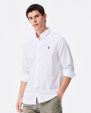  USPA - Áo sơ mi nam cổ bẻ tay dài thanh lịch 