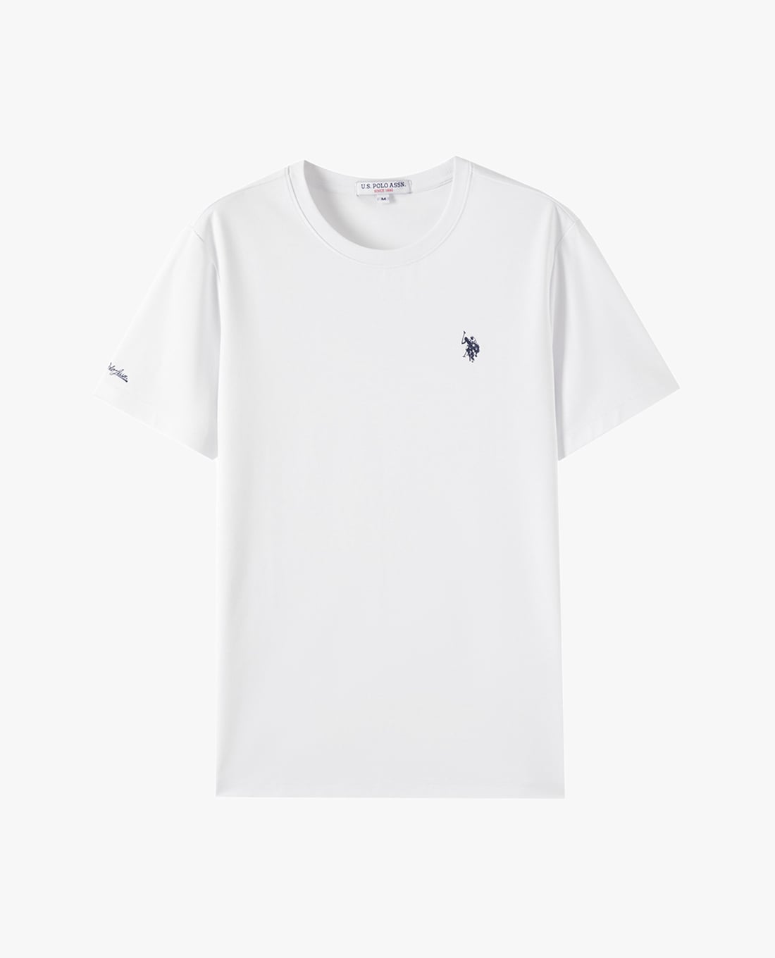 USPA - Áo thun nam cổ tròn tay ngắn in logo