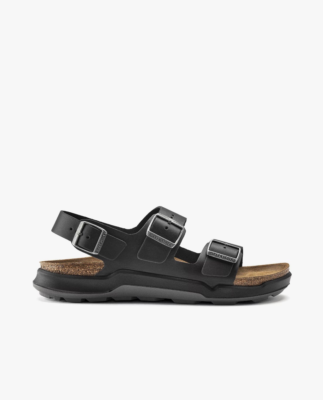 BIRKENSTOCK - Giày sandals nam đế bệt Milano Crosstown