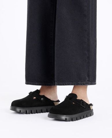  BIRKENSTOCK - Giày clog nữ Boston Chunky 