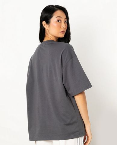  SKECHERS - Áo thun nữ cổ tròn tay ngắn Basketball Culture 