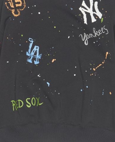  MLB - Áo sweatshirt unisex cổ tròn tay dài in logo 