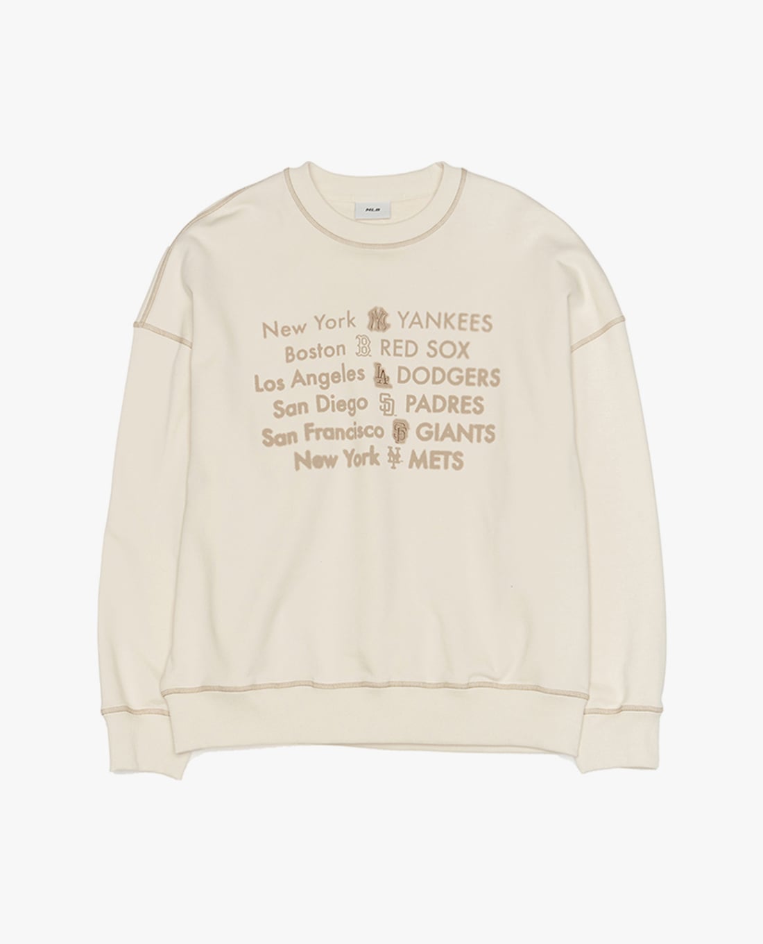 MLB - Áo sweatshirt unisex cổ tròn tay dài