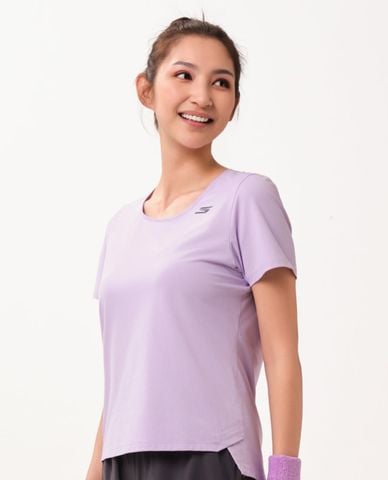  SKECHERS - Áo thun thể thao nữ Running Performance 