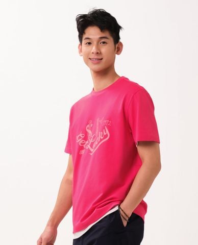  SKECHERS - Áo thun unisex cổ tròn tay ngắn CNY 