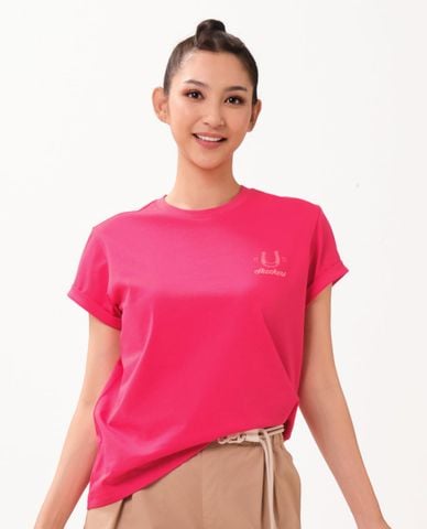  SKECHERS - Áo thun nữ cổ tròn tay ngắn CNY 