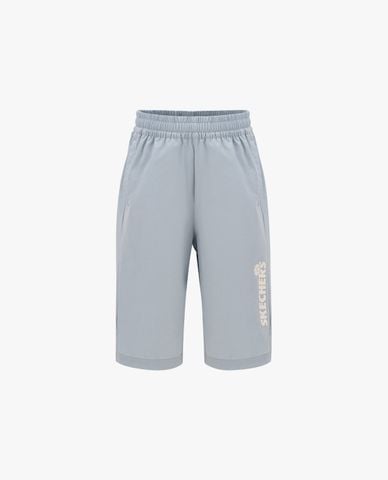  SKECHERS - Quần short bé trai lưng thun in logo 