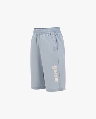  SKECHERS - Quần short bé trai lưng thun in logo 