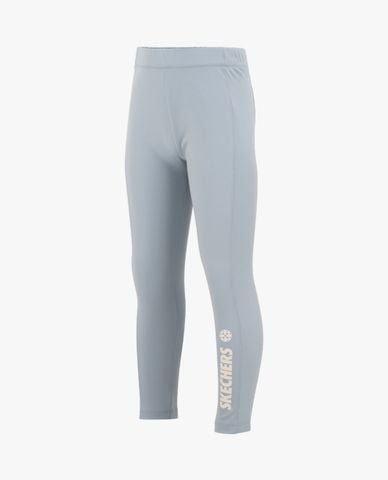  SKECHERS - Quần leggings thể thao bé gái phối logo 