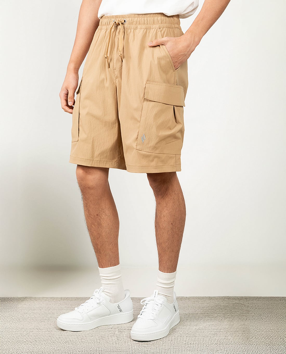 SKECHERS - Quần short nam ngang gối túi hộp Authentic