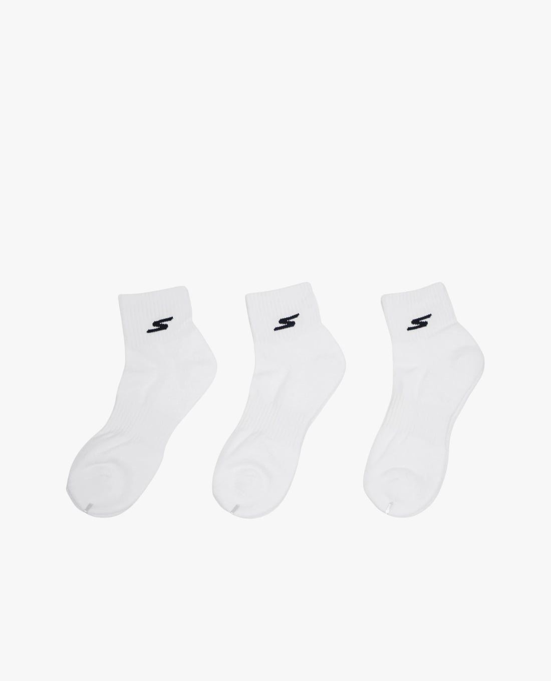 SKECHERS - Set 3 vớ unisex cổ thấp