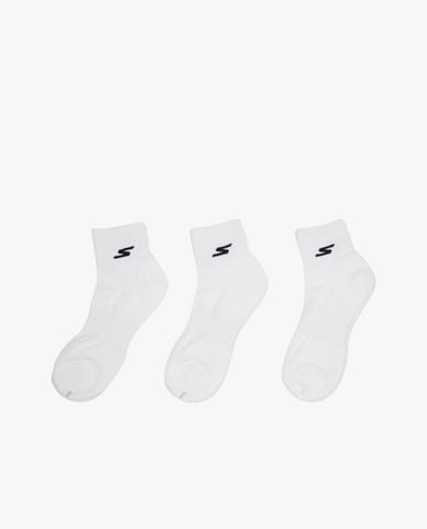  SKECHERS - Set 3 vớ unisex cổ thấp 