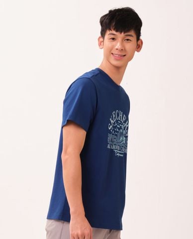  SKECHERS - Áo thun nam cổ tròn tay ngắn Cali Summer Iconic 