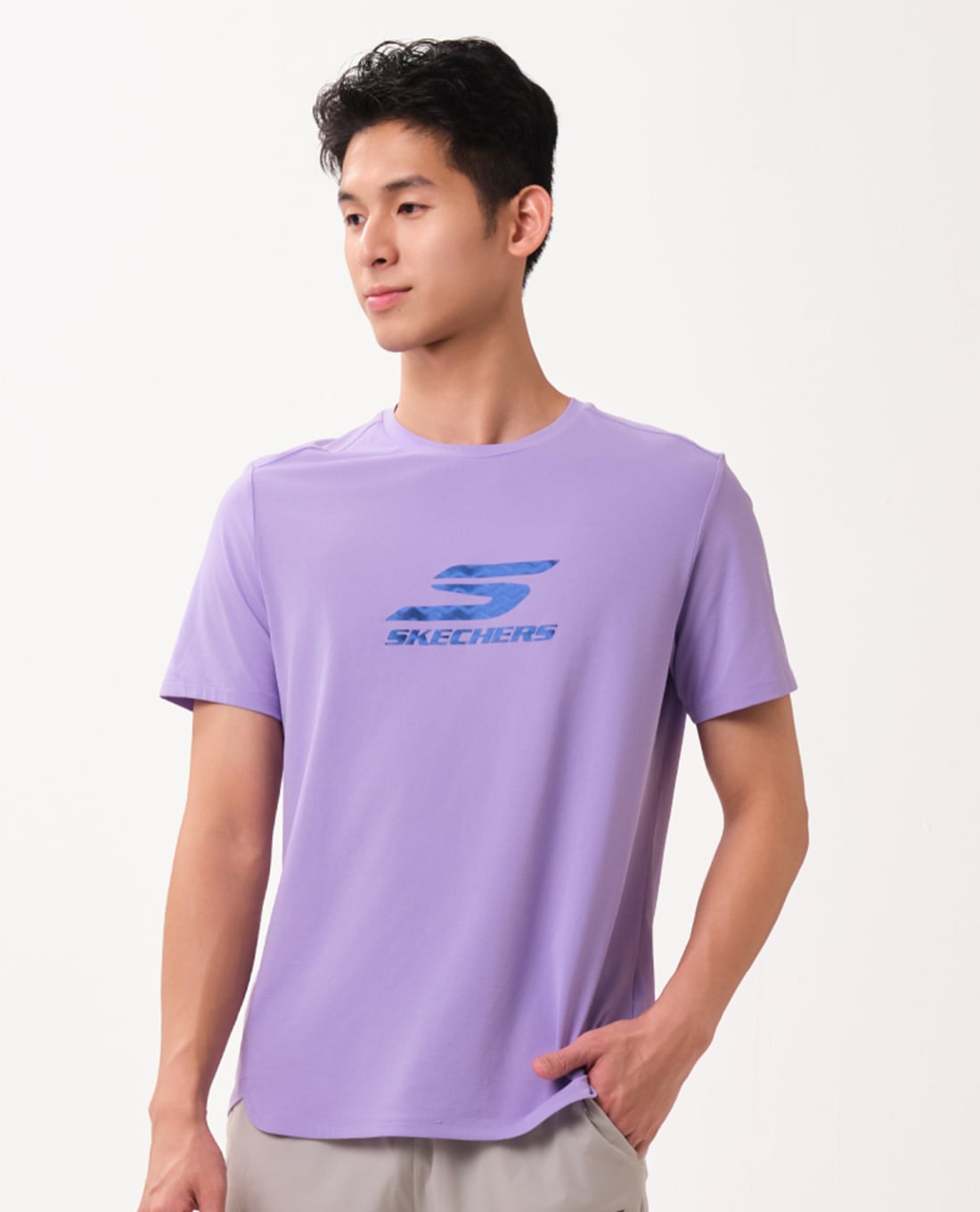 SKECHERS - Áo thun thể thao nam Walking Performance