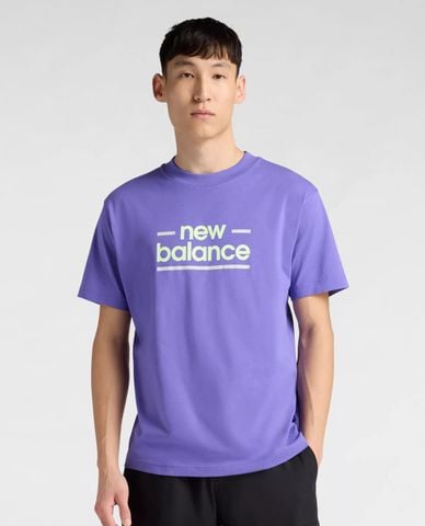  NEW BALANCE - Áo thun thể thao nam tay ngắn Linear Lines 