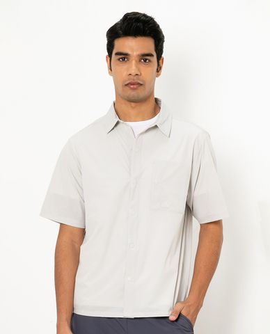  SKECHERS - Áo sơ mi nam cổ bẻ tay ngắn 