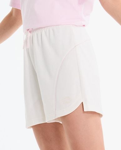  SKECHERS - Quần short tập luyện nữ lưng thun 