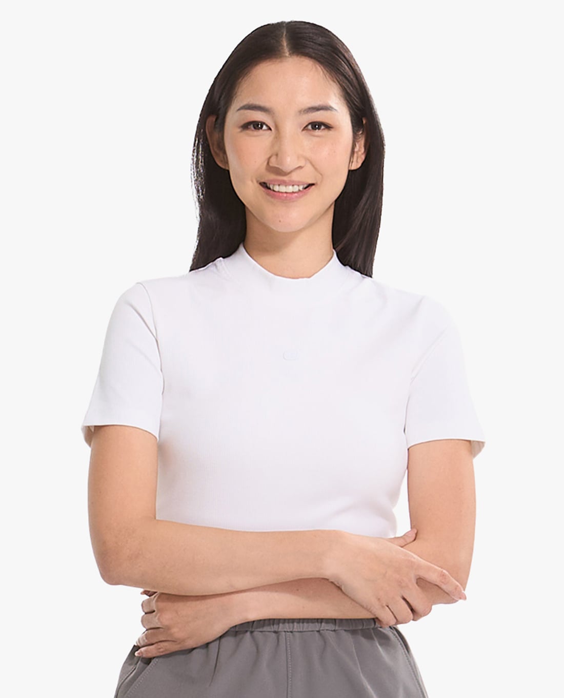 SKECHERS - Áo thun nữ cổ tròn tay ngắn Summer