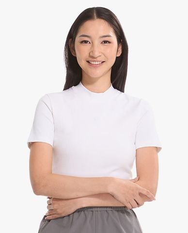  SKECHERS - Áo thun nữ cổ tròn tay ngắn Summer 