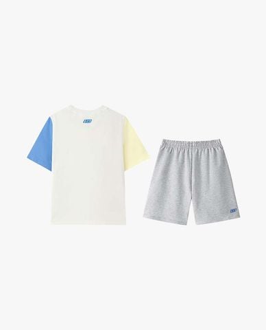 SKECHERS - Set áo thun và quần short bé trai Doraemon 