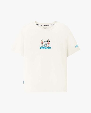  SKECHERS - Áo thun trẻ em cổ tròn tay ngắn Doraemon 
