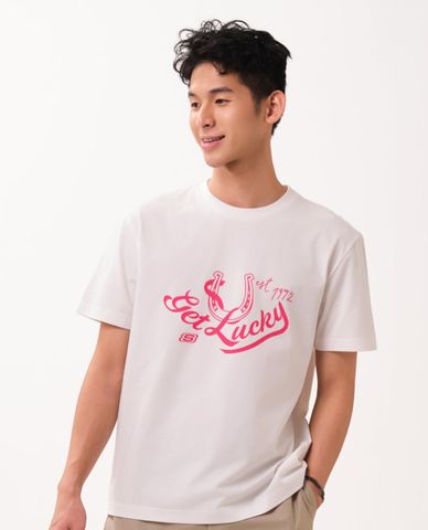  SKECHERS - Áo thun unisex cổ tròn tay ngắn CNY 