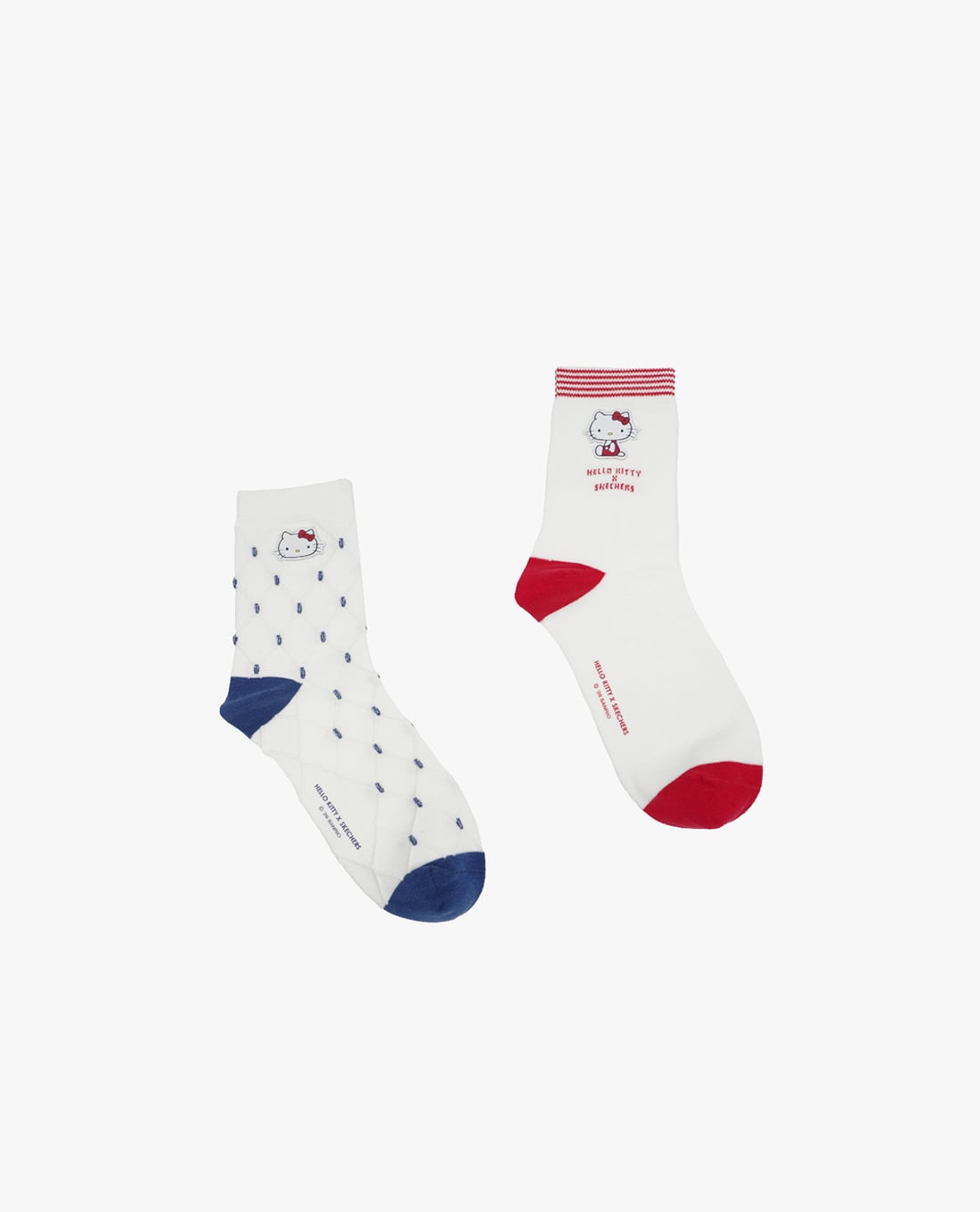 SKECHERS - Set 2 vớ nữ cổ cao Hello Kitty & My Melody