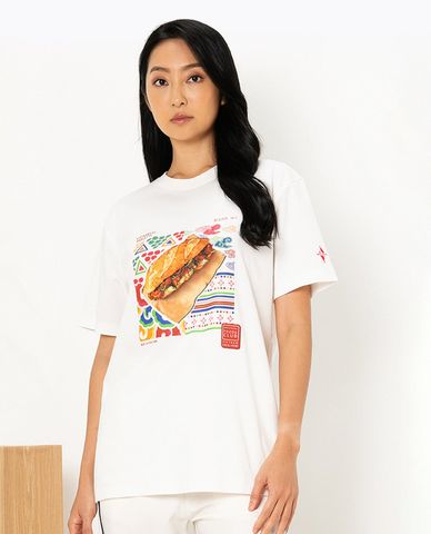  SKECHERS - Áo thun unisex tay ngắn in họa tiết 