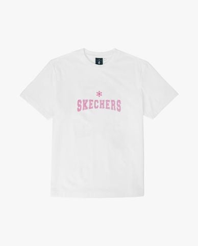  SKECHERS - Áo thun unisex cổ tròn tay ngắn Demon Slayer 