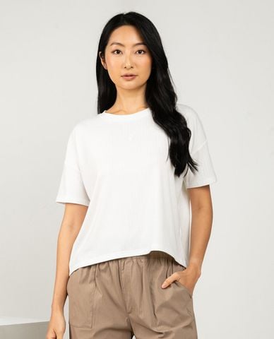  SKECHERS - Áo thun nữ cổ tròn tay ngắn Urban Outdoor 