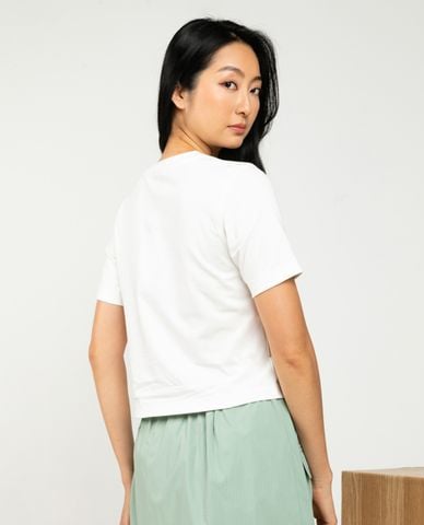  SKECHERS - Áo croptop nữ cổ tròn tay ngắn Urban Outdoor 