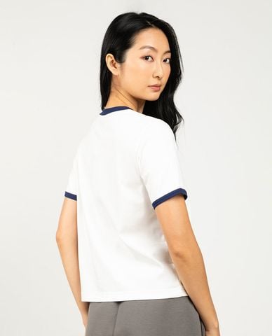  SKECHERS - Áo thun nữ cổ tròn tay ngắn Authentic 