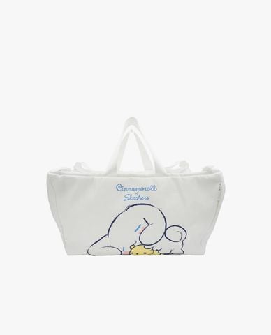  SKECHERS - Túi trống thể thao nữ hình thang Cinnamoroll 