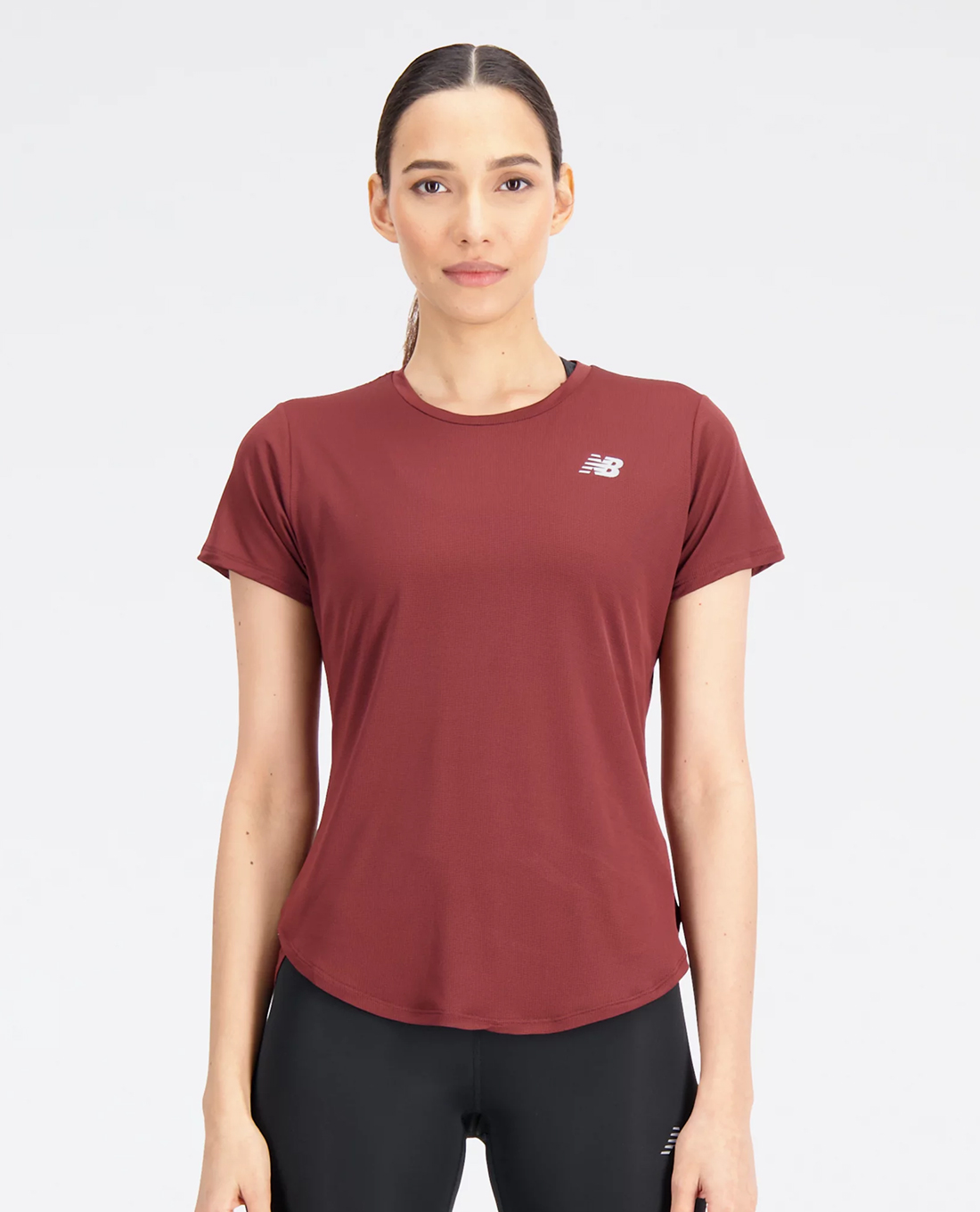 NEW BALANCE - Áo thun thể thao nữ cổ tròn tay ngắn Accelerate